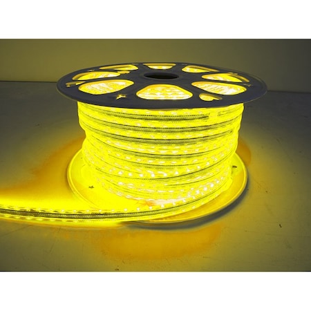 Race Sport 164Ft 110V Atmosphere 5050 Led Pier Lighting Reel (Yellow) MS-5050-164FT-Y